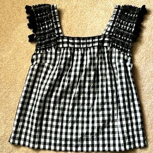 J Crew gingham shirt